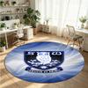 Sheffield Wednesday Printed Round Crystal Velvet Rug Soft Non Slip Floor Carpet For Bedroom Holiday Gift