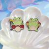 Inspired Frog Playful Enamel Brooch Stylish And Functional Pin For Casual And Formal Outfits