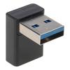 4Pcs 90 Degree Right Down Angled USB3.0 Male to Female Extension Adapter for Laptop PC USB Charging Adapter Extension