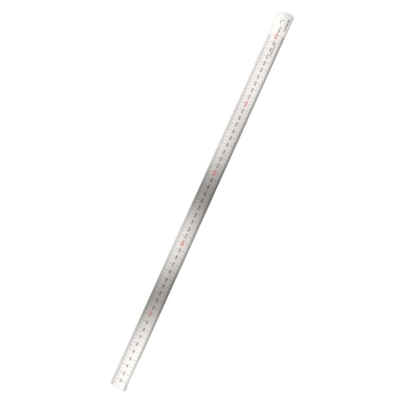Professional 2Cr13 Steel Measuring Ruler Tool Having Two Measurement Systems For Woodworking And Design Applications