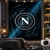 Wall Hanging Tapestry Napoli FC Print Cloth for Living Room Bedroom Home Decor