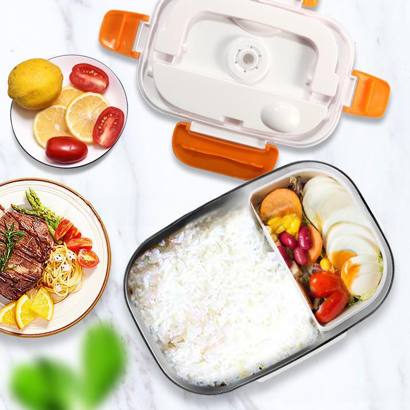 Rechargeable Portable Electric Lunch Box for Home & Car - Insulated & Heated