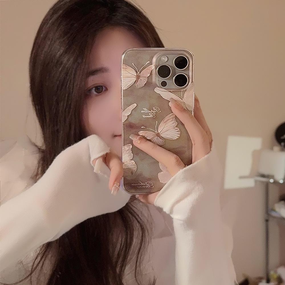 Halo Dye Fantasy Butterfly Phone Case for Phone 11/12/13/14/15