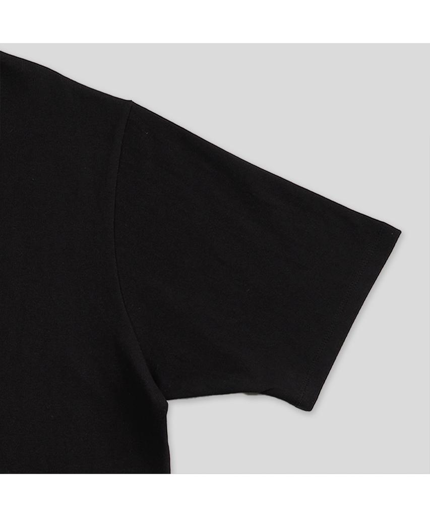 Neiseieo 16-Count Logo Oversized Short Sleeve T-Shirt (Black)