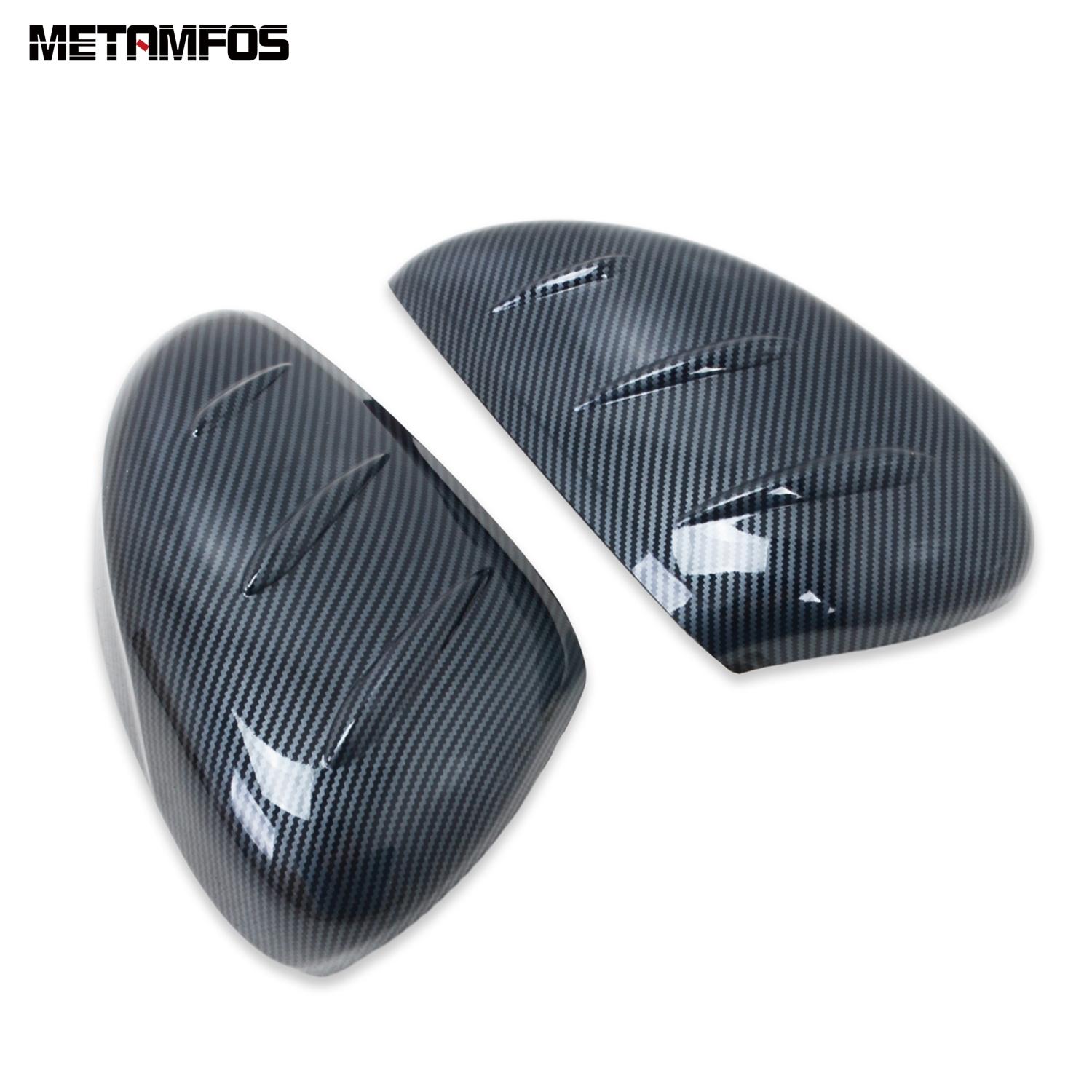 

Rear View Mirror Cover Trim For Ford Kuga Escape -2024 2025 Carbon Fiber Side View Mirror Protector Accessories Car Styling Carbon Fiber Style B