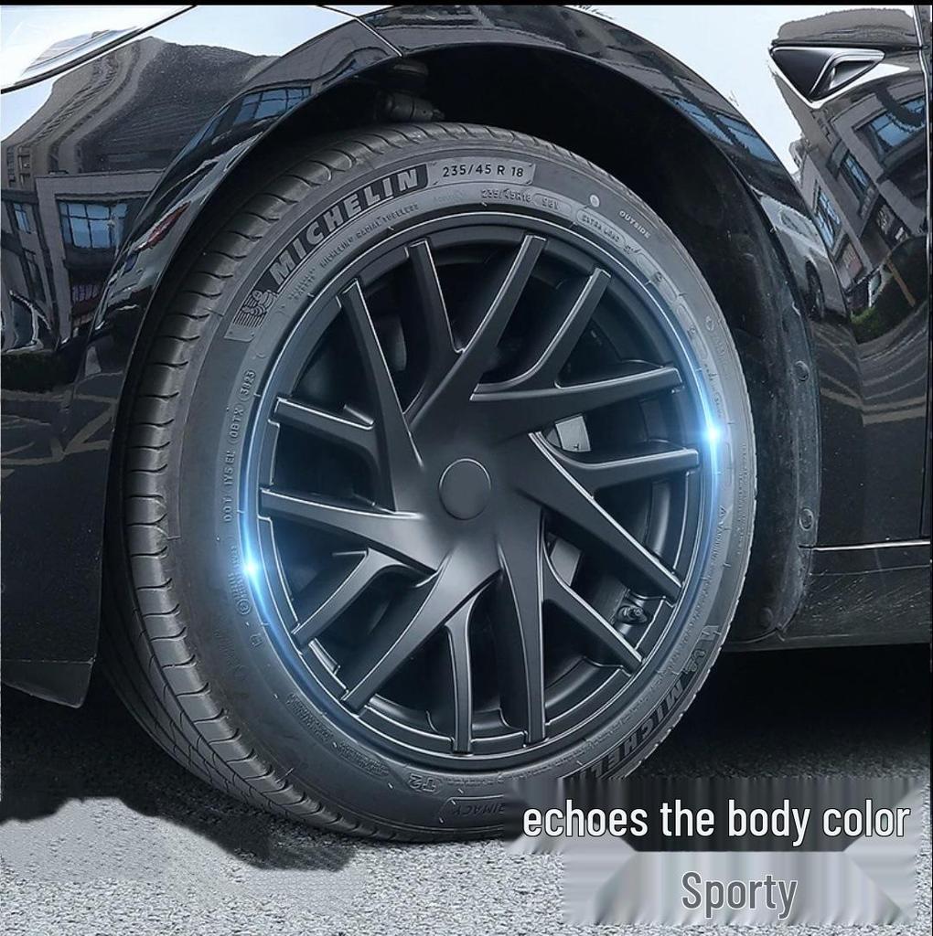 18-Inch M3 Tesla Wheel Protection and Decorative Cover Ring