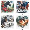 Horse Printed Cross Stitch Kit DIY 11CT Embroidery Craft Set Home Decoration