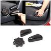 ABS Carbon Car Seat Adjustment Button Cover Trim For Toyot-a Tacoma 2016-