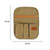 Beach Armrest Organizer Holders Foldable Canvas Holder Seat for Camping Dorm Picnic Drinks Phone