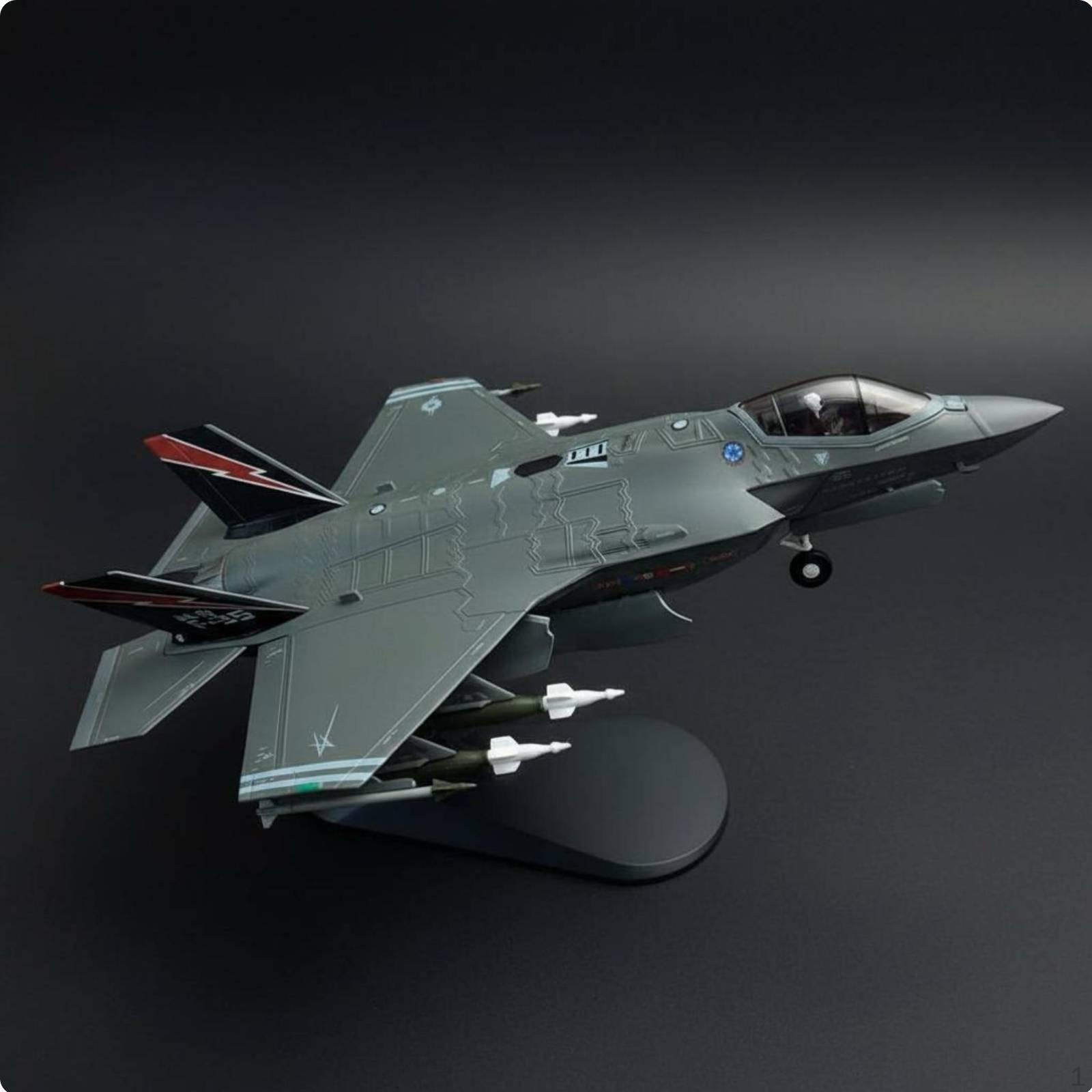 Модель истребителя F-35A в масштабе 1/72, предварительно собранная, высокодетализированная, многоцелевая