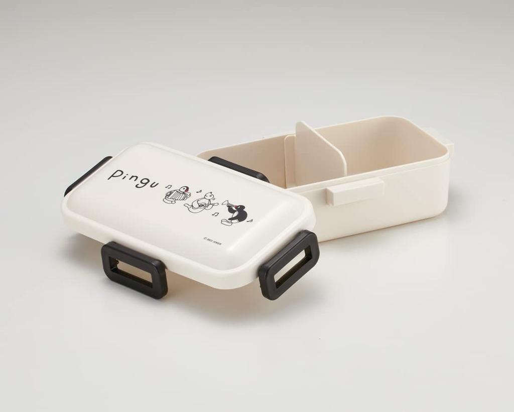 Skater Bento Box 530ml Antibacterial Fluffy Dome Lid For Women Made In Japan Pingu PFLB6AG