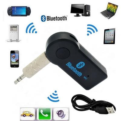 2'si 1 arada Kablosuz Bluetooth Müzik Ses 5.0 Alıcı 3,5 mm Akış Otomatik A2DP Kulaklık AUX Adaptörü