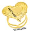 6pcs/lot Gold Plated Stainless Steel Base Rings Settings DIY Blank Knuckle Rings for Women Jewelry Charms Never Fade Wholesale