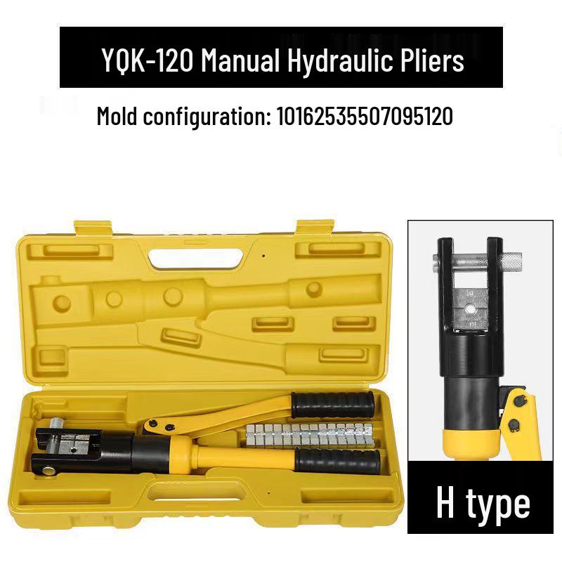 Manual Hydraulic Wire Crimper for Copper/Aluminum Terminals (YQK Series)