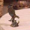 Eagle Ornament Pure Brass Tabletop Exhibition Eagle Small Bronze Ornament Car Decoration Ornament