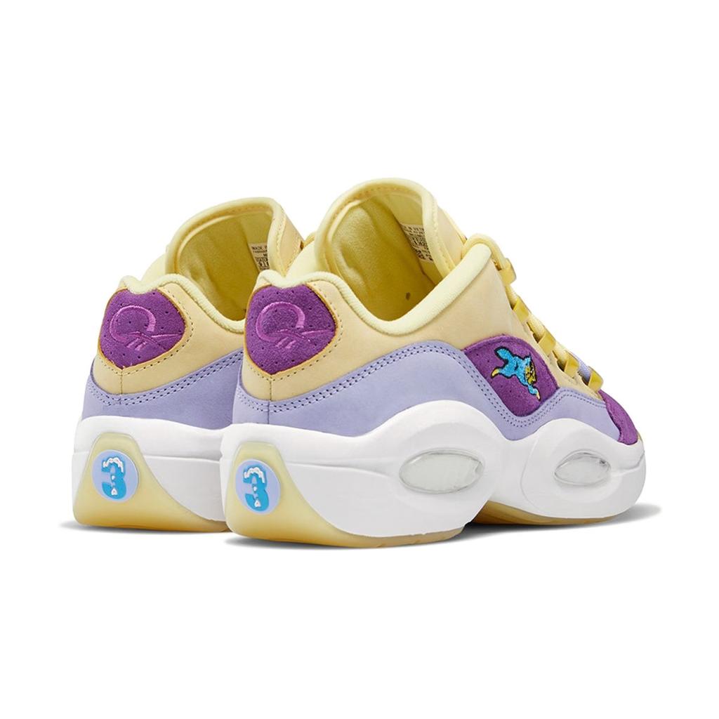 New Reebok Question Low Bbc Ice Cream Running Dog Yellow Purple G55351