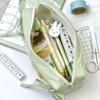 Cloud Toast Ribbon Bow Pencil Case, White-Green, Xiaohongshu Inspired