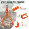 VEVOR Timber Claw Hook, 36 Inch 4 Claw Log Grapple for Logging Tongs, Swivel Steel Log Lifting Tongs