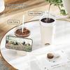 Removable Suction Cup Water Cup Holder Anti-Spill Stationery Organizer Desk Drinks Stand  Cans