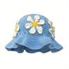New Crochet Hat 2024 Fashion Colorful Woolen Hat Women's Autumn and Winter Cute Handmade Plush Hat Knitted Fisherman Bucket Hats