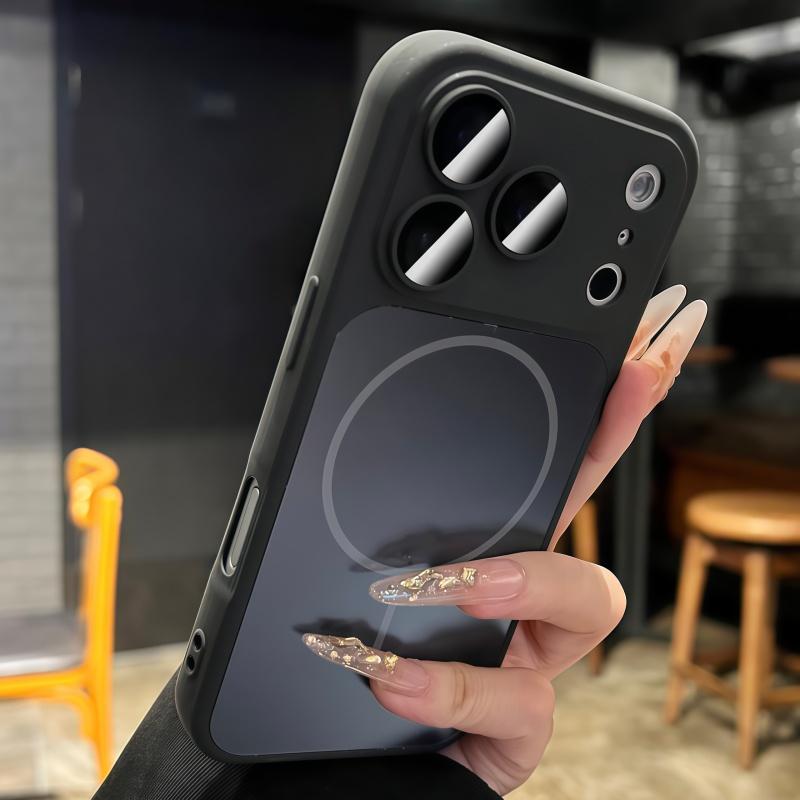 

Matte Armor For Magsafe Case For iPhone 17 Air 16 15 14 13 12 11 Pro Max Plus Retro Shockproof Hard Protective Back Cover iPhone 16