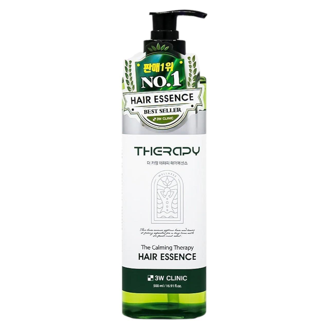 

3W Clinic The Calming Therapy Hair Essence - Soothing & Hydrating Scalp & Hair Treatment - 500ml / 16.9 fl.oz.