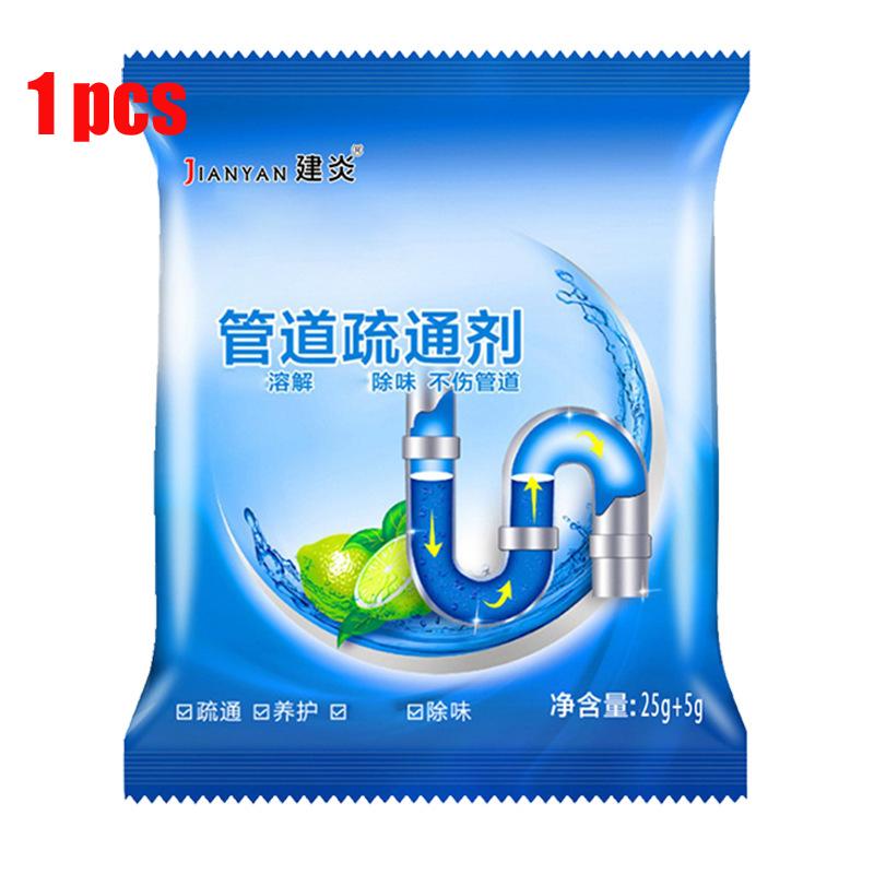 1/3/5/10/20 Pcs Pipe Unblocking Dissolving Powder Drain Cleaners Powder