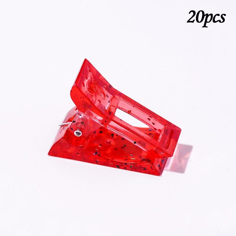 10/20 buc Acrilic Agrafă pentru Unghii Gel Transparent pentru Construcție Rapidă Sfaturi pentru Unghii Clips pentru Extensie pentru unghii Cleme UV Instrumente pentru Manichiura