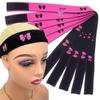 Two-Tone Butterfly Elastic Wig Band with Adjustable Velcro Strap