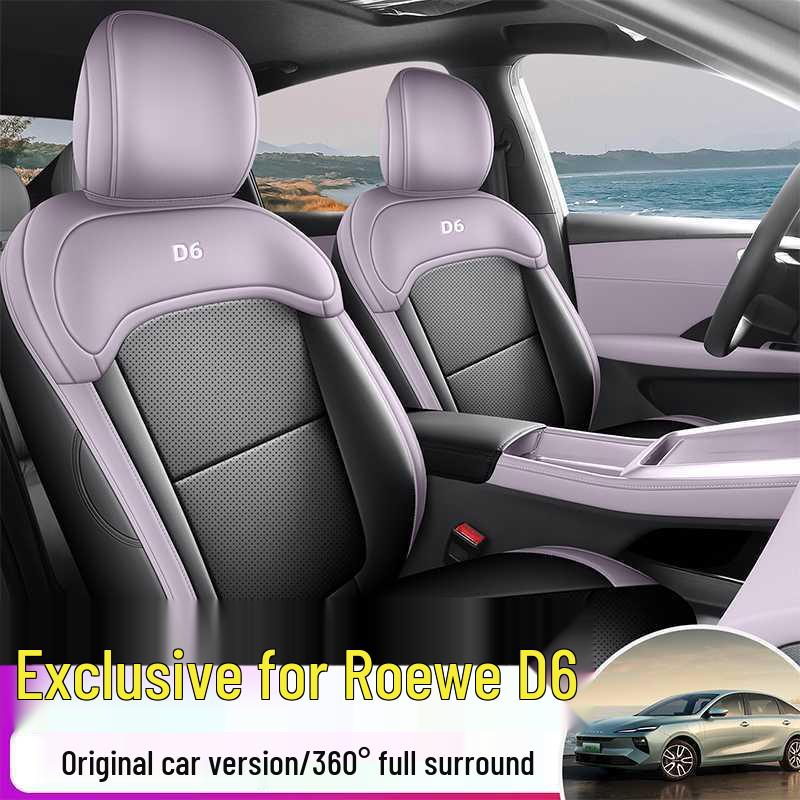 Roewe D6 2026 Model Car Seat Covers: 450 Premium, Smart, & 520 Comfortable All-Season Full Coverage Cushions