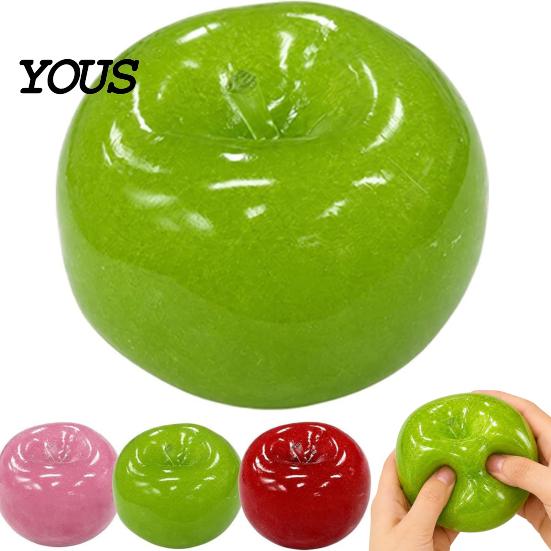 Simulated Fruit Toy 1/3Pcs Slow Rebound Squeeze Toy, Stress Relief Sensory Fake Fidget Toys Calming Shape for Home Office Classroom