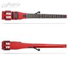 Anygig Portable Travel Electric Guitar, 82cm, 1.6kg, Cherry, 25.5" Full-Scale, Right-Handed, with Gig Bag