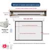 Elektrischer versteckter Projektionsleinwand mit Fernbedienung - Automatischer Lift, Größen: 150-250 Zoll