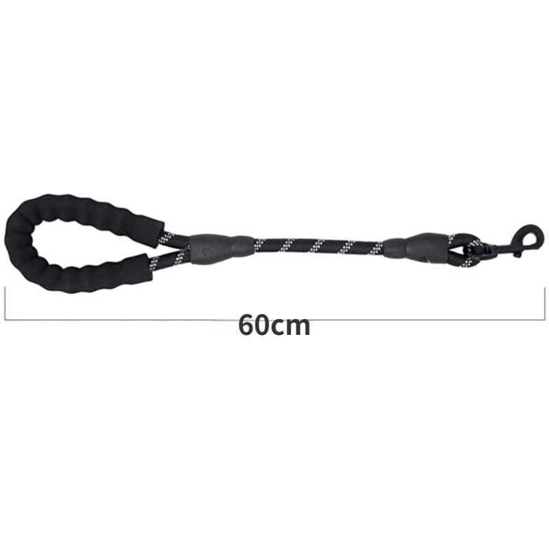 Dog Leash Short Leashes For Dog Walking Reflective Dogs Leash Comfortable Handle Pet Chain Rope Dogs Leashes Pet Supplies