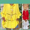 Womens Out Plus Hollow Size Vneck Pullover Tops