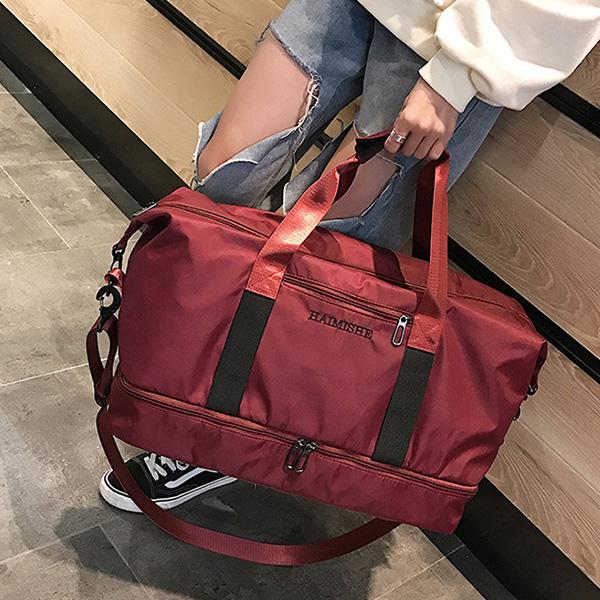 Gym Fitness Training Yoga Bag Waterproof Sports Travel Duffel Bag Large Capacity Dry and Wet Separation Duffel Bag