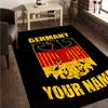 Custom Name Bundeswappen Rug - Decorative Non-slip Carpet With YourName For Bedroom Or Office Perfect Gift For Family And Friends