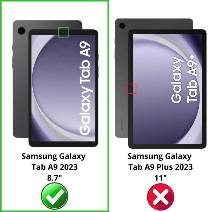 Case for Samsung Galaxy Tab A9 2023 - Shockproof Protective TPU Soft Transparent Phonillico