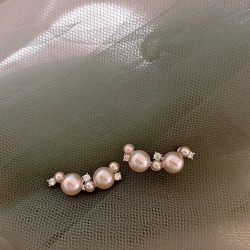 Elegant Luxury Women’s Stud Earrings - Sweet, Delicate, Fashionable & Versatile Ins Style, Creative Personalized Ear Jewelry
