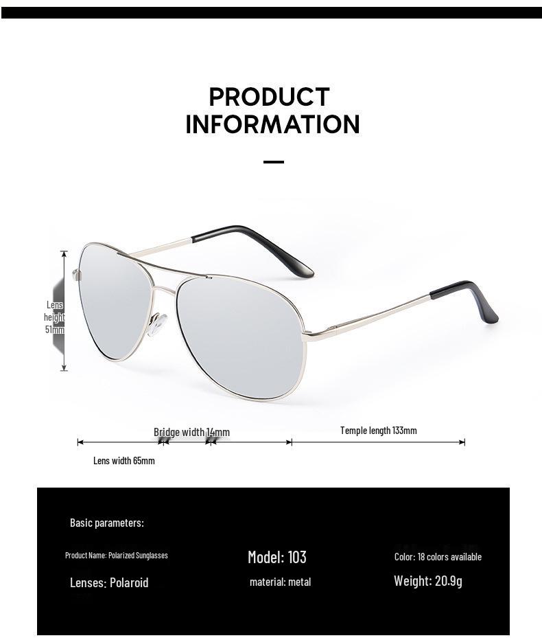 Men's Polarized Anti-UV Trendy Frog Driving Sunglasses 2025