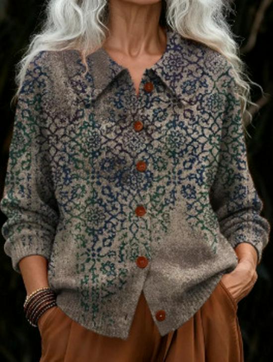 Sheng Miao Hooded Knit Cardigan - Autumn Loose Soft Knitwear, Short Sleeve Jacket, European & American Style.