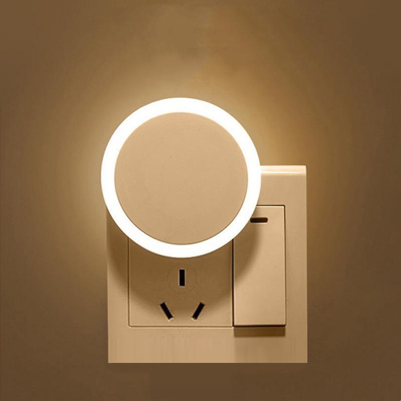LED osvětlení Snímací lampa Noční světla EU US Zásuvka pro miminka Děti Obývací pokoj Ložnice Chodba Koupelna Světelná lampa