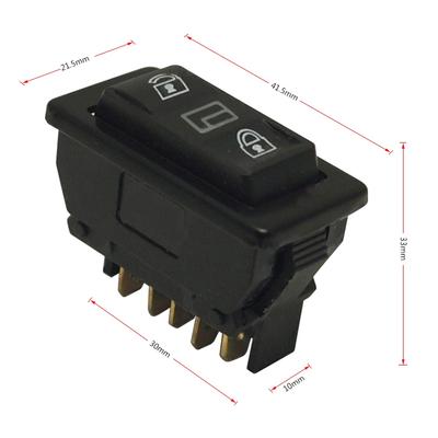 Car Window Regulator Single Switch 12V/24V 20A 5PIN Car Power Window Switch Illumination Indicator Red Light