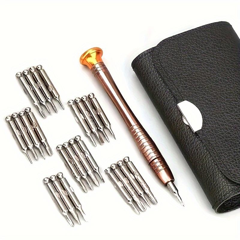 25in 1 Precision Repair Tool Kit Screwdriver Set - Metal and Plastic Security Torx Heads for Electronics, Eyeglasses and More