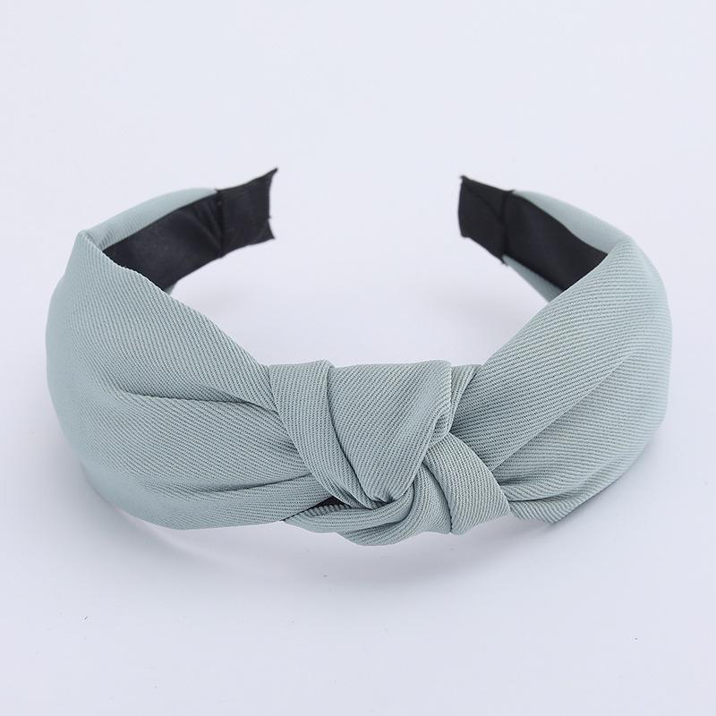 Minimalistische Damen Stirnbänder Einfarbiges Köpergewebe Geknotete Haarbänder für Damen Mädchen Lässig Einkaufen Reisen Kopfschmuck Accessoires