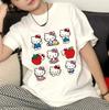 2026 Summer Shortsleeve Printed Tshirt Women Couple Sanrio Style Versatile Casual Fashionable Cute Wearing