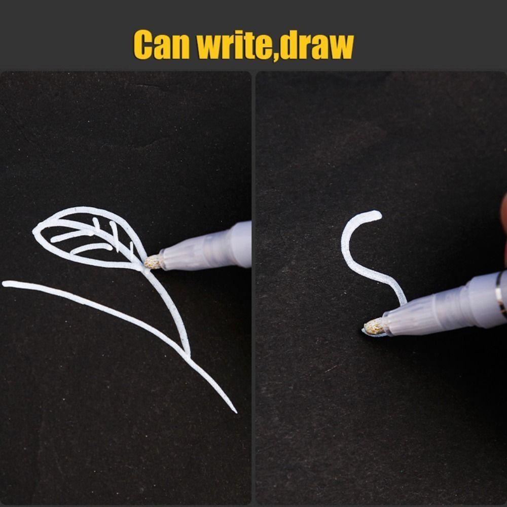 Archival Ink High Gloss Pen Fine Line Pens White Painting Graffiti Pens  Illustration Drawing