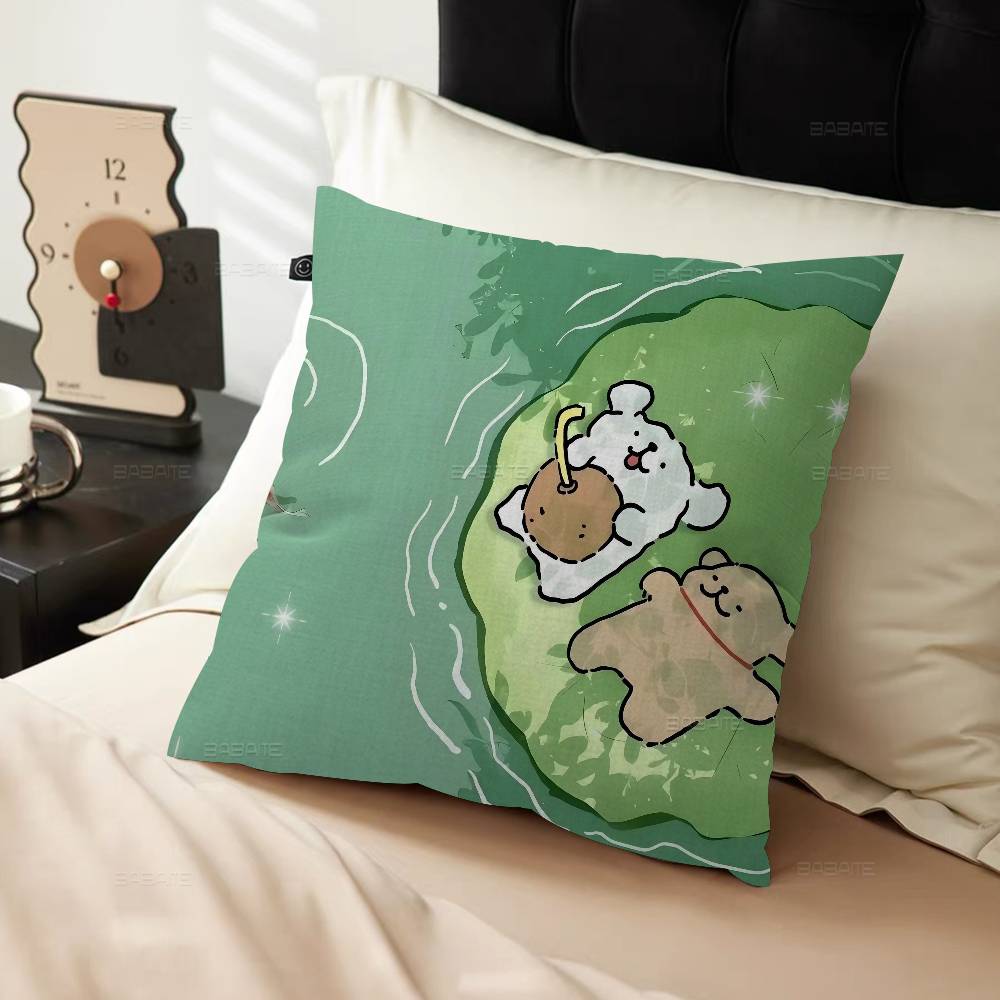 Cute Cartoon Puppy M-maltese Game Pillowcase Toon Gift Cushion Cover Bedroom Home Sofa Chair Seat Decor Pillow Case