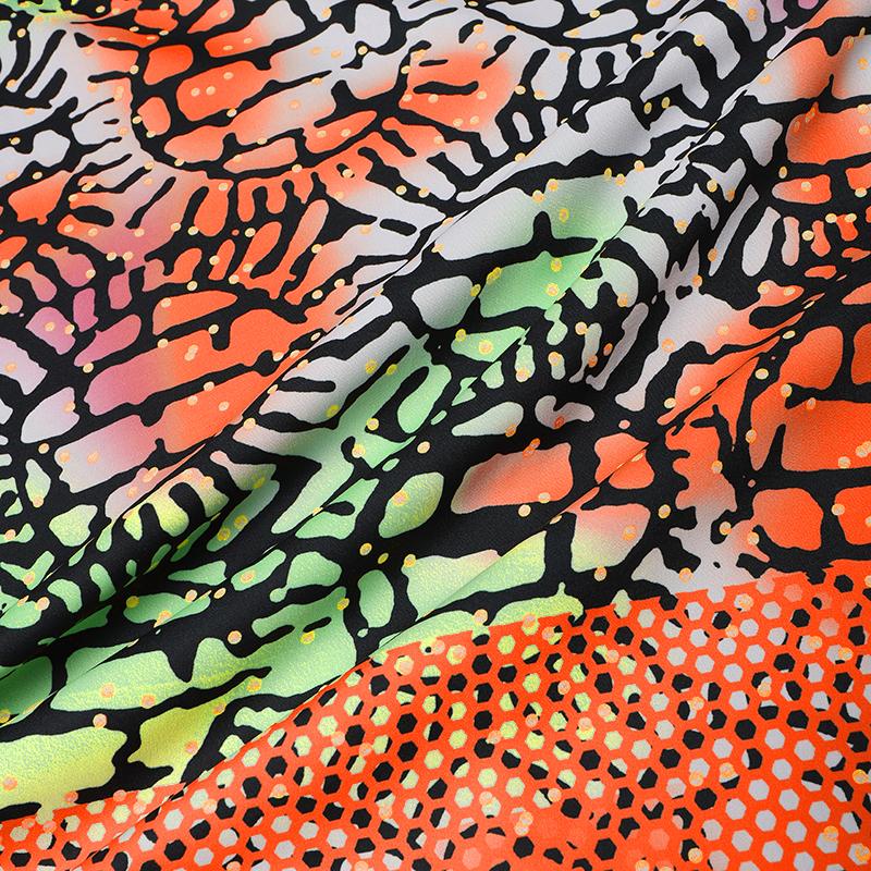 Women Plus Size Round Neck Long Sleeve Printed Loose Dresses