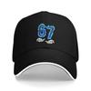 Summer Casual Baseball Cap 6 7 Meme Six Seven 67 Hands Meme Outdoor Gym Trucker Hat For Male Wholesale Y2k Funny Baseball Caps